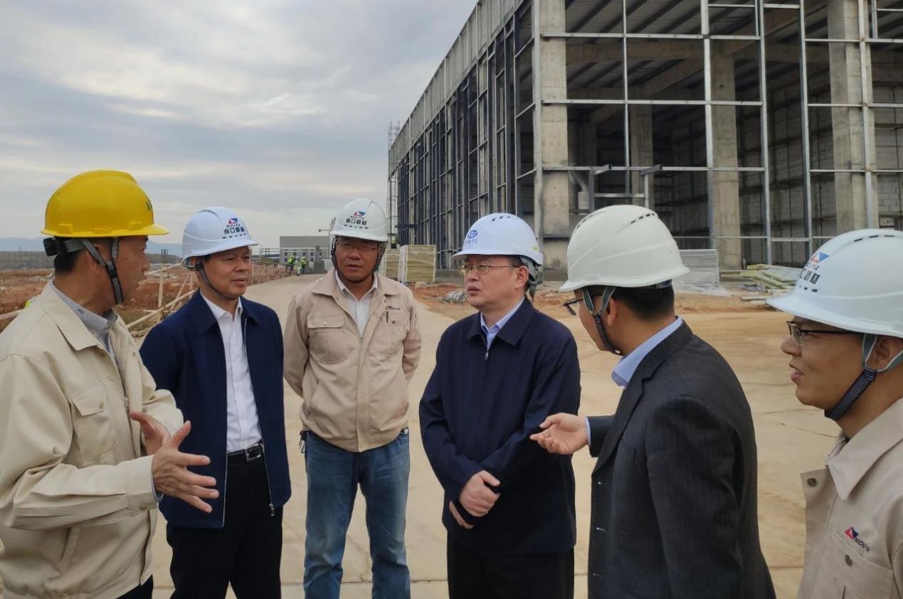 江西省吉安市委常委、副市長漆海云一行    來我司江西子公司實地巡察(圖1)